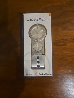 RadioShack Golfer's Watch - Silver Clip-On Golf Accessory